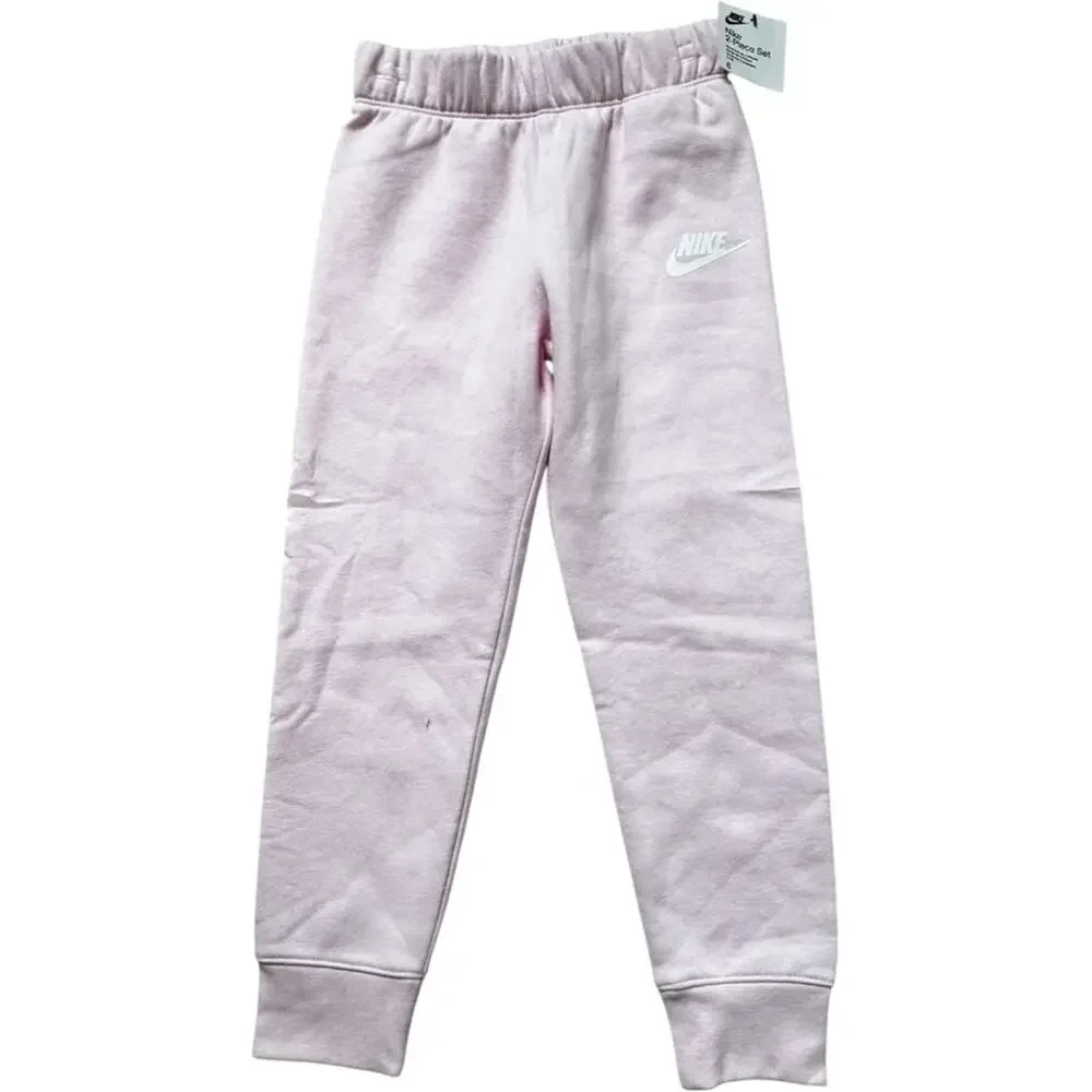 Nike Kids Pink Hoodie Jogger Set Sz. 6 - Picture 2 of 9